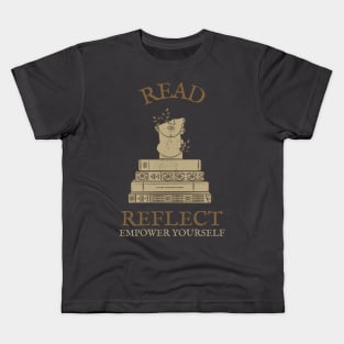READ REFLECT EMPOWER YOURSELF READING Kids T-Shirt